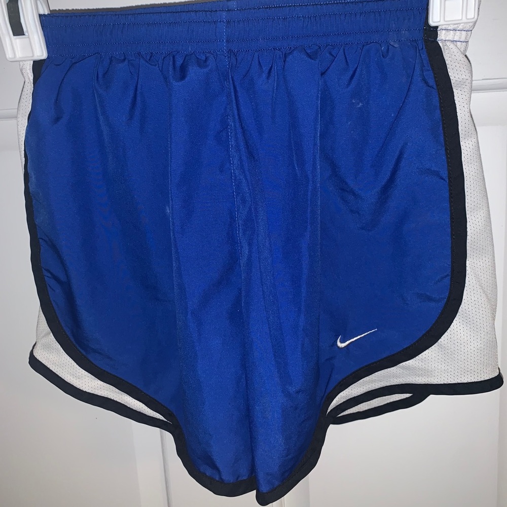 blue nike dri fit shorts